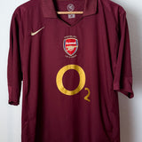 Arsenal 2005/06 Jubiläum-Auswärtstrikot – Highbury 1913–2006 – Vintage XL