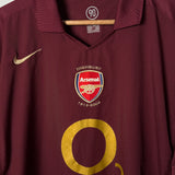 Arsenal 2005/06 Jubiläum-Auswärtstrikot – Highbury 1913–2006 – Vintage XL