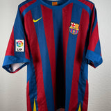 FC Barcelona 2005/06 Heimtrikot – Ronaldinho (#10) – L