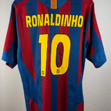 FC Barcelona 2005/06 Heimtrikot – Ronaldinho (#10) – L
