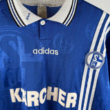 Schalke 04 1996/97 Vintage Heimtrikot – XL – Kärcher