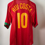 Portugal 2004 Heimtrikot – Rui Costa #10 (XL) 🇵🇹