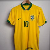 🇧🇷 Brasilien 2006 Heimtrikot – Ronaldinho #10 – Nike (M)