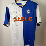 Hertha BSC 2001/02 Heimtrikot – Nike (S) – MARCELINHO #30 | signiert