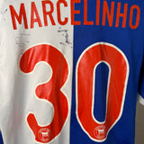 Hertha BSC 2001/02 Heimtrikot – Nike (S) – MARCELINHO #30 | signiert