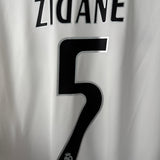 Real Madrid 2005/06 Heimtrikot – adidas (2XL) – ZIDANE #5