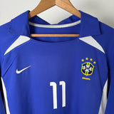 Brasilien 2002 Auswärtstrikot – Nike (XL) – RONALDINHO #11