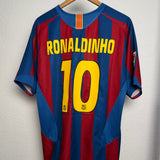 FC Barcelona 2005/06 Heimtrikot – Ronaldinho #10 M