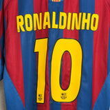 FC Barcelona 2005/06 Heimtrikot – Ronaldinho #10 M