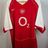 Arsenal FC 2004/05 Home Jersey - Patrick Vieira XXXL fits like XXL