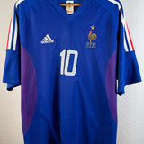 Frankreich 2002 Heimtrikot – Zidane #10 (XL)