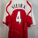 Arsenal FC 2004/05 Home Jersey - Patrick Vieira XXXL fits like XXL