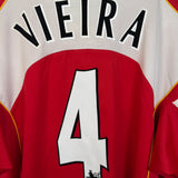 Arsenal FC 2004/05 Home Jersey - Patrick Vieira XXXL fits like XXL