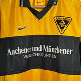 🖤💛 Alemannia Aachen 1999/00 Heimtrikot – Adidas (M)