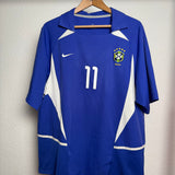 🇧🇷 Brasilien Brazil 2002 Auswärtstrikot – Ronaldinho – Nike (XL)