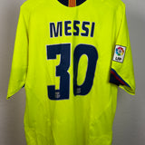 FC Barcelona 2005/06 Away Jersey – Nike (XL) – Messi #30