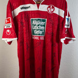1. FC Kaiserslautern 2013/14 Heimtrikot – mit Autogrammen (L)