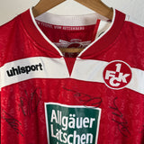 1. FC Kaiserslautern 2013/14 Heimtrikot – mit Autogrammen (L)