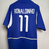 🇧🇷 Brasilien Brazil 2002 Auswärtstrikot – Ronaldinho – Nike (XL)