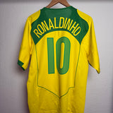 Brasilien 2004 Heimtrikot – Ronaldinho – M
