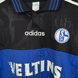🚨DEFEKT🚨 FC Schalke 04 Vintage Drittes Trikot 1997/98–1998/99 (XL)
