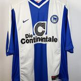 Hertha BSC die Continentale 1999/2000 Heimtrikot – (XL)