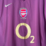 Arsenal FC 2005/06 Burgundy Heimtrikot – Highbury Edition – Größe L
