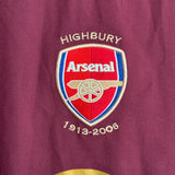 Arsenal FC 2005/06 Burgundy Heimtrikot – Highbury Edition – Größe L