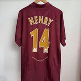 Arsenal FC 2005/06 Burgundy Heimtrikot – Highbury Edition – Größe L