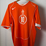 Niederlande Nationalmannschaft 2004 Heimtrikot – Ruud van Nistelrooy (L)