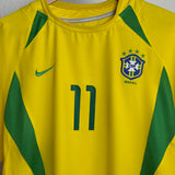 Brasilien Heimtrikot 2002 – Ronaldinho #11 – Größe L