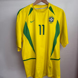 Brasilien Heimtrikot 2002 – Ronaldinho #11 – Größe L