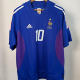 Frankreich Heimtrikot 2002 – Zidane #10 – XL