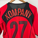 🇧🇪 Belgien 2006 Heimtrikot – Kompany – Größe L