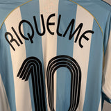 Argentinien 2006 Heimtrikot – Riquelme #10 (XL)