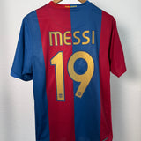 🔵🔴 FC Barcelona 2006/07 Heimtrikot – Messi #19 – Größe M
