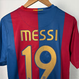 🔵🔴 FC Barcelona 2006/07 Heimtrikot – Messi #19 – Größe M