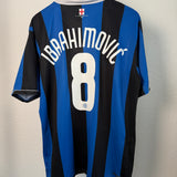 🔵⚫ Inter Mailand 2006/07 Heimtrikot – Ibrahimović #8 – Größe XL