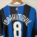 🔵⚫ Inter Mailand 2006/07 Heimtrikot – Ibrahimović #8 – Größe XL