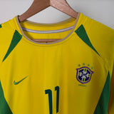 Brasilien 2002 Heimtrikot – Ronaldinho (#11) – Nike – Vintage