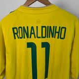 Brasilien 2002 Heimtrikot – Ronaldinho (#11) – Nike – Vintage