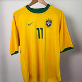 🟡🟢 Brasilien 2000 Heimtrikot – Romário #11 – Größe M
