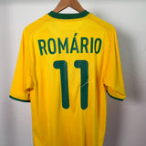 🟡🟢 Brasilien 2000 Heimtrikot – Romário #11 – Größe M