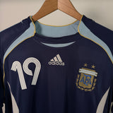 🇦🇷 Argentinien 2006 Auswärtstrikot – Messi #19 – Größe M