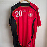 Deutschland (DFB) 2006 Auswärtstrikot – Podolski #20 – Adidas – Größe L