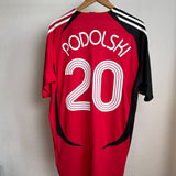 Deutschland (DFB) 2006 Auswärtstrikot – Podolski #20 – Adidas – Größe L
