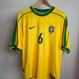Brasilien Brazil Nationalmannschaft 1998 Heimtrikot – Roberto Carlos (M)