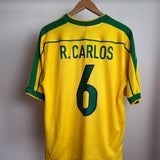 Brasilien Brazil Nationalmannschaft 1998 Heimtrikot – Roberto Carlos (M)