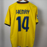 🟡🔵 FC Barcelona 2009/10 Auswärtstrikot – Henry #14 – Nike