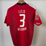 🔴⚫ Bayer 04 Leverkusen 2002 Heimtrikot – Lúcio #3 – Größe 176 / S